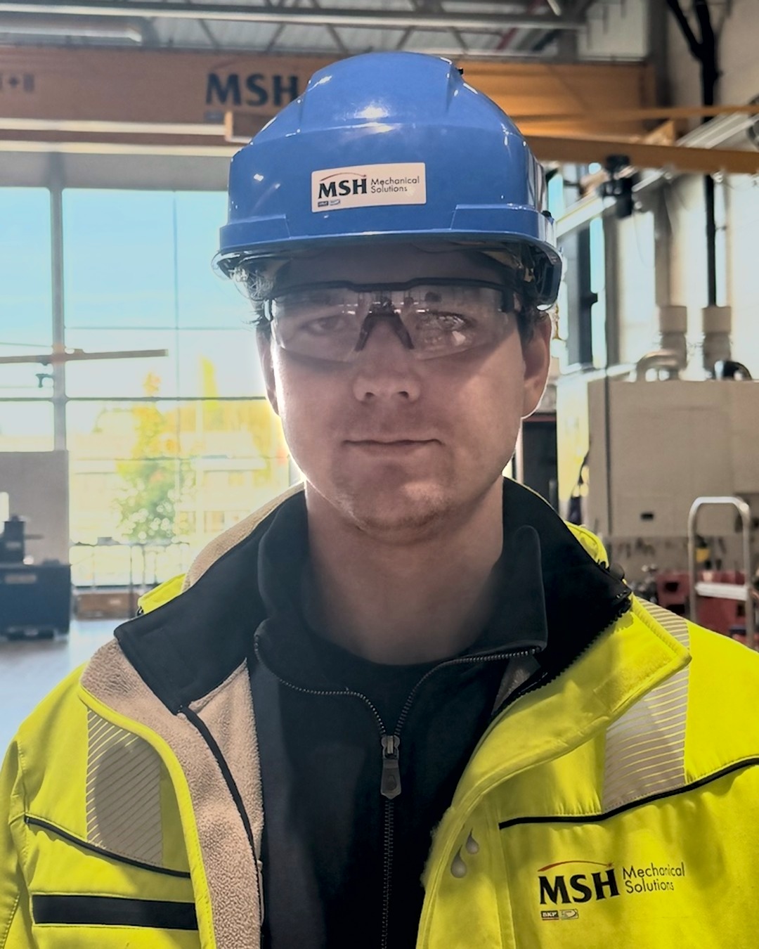 Mikkel Finnestad, selger i Mekanisk Service Halden